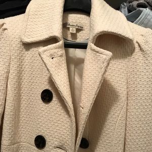 White button Coat